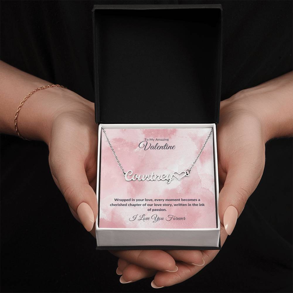 3 Valentine's Day Name Necklace Ink of Passion