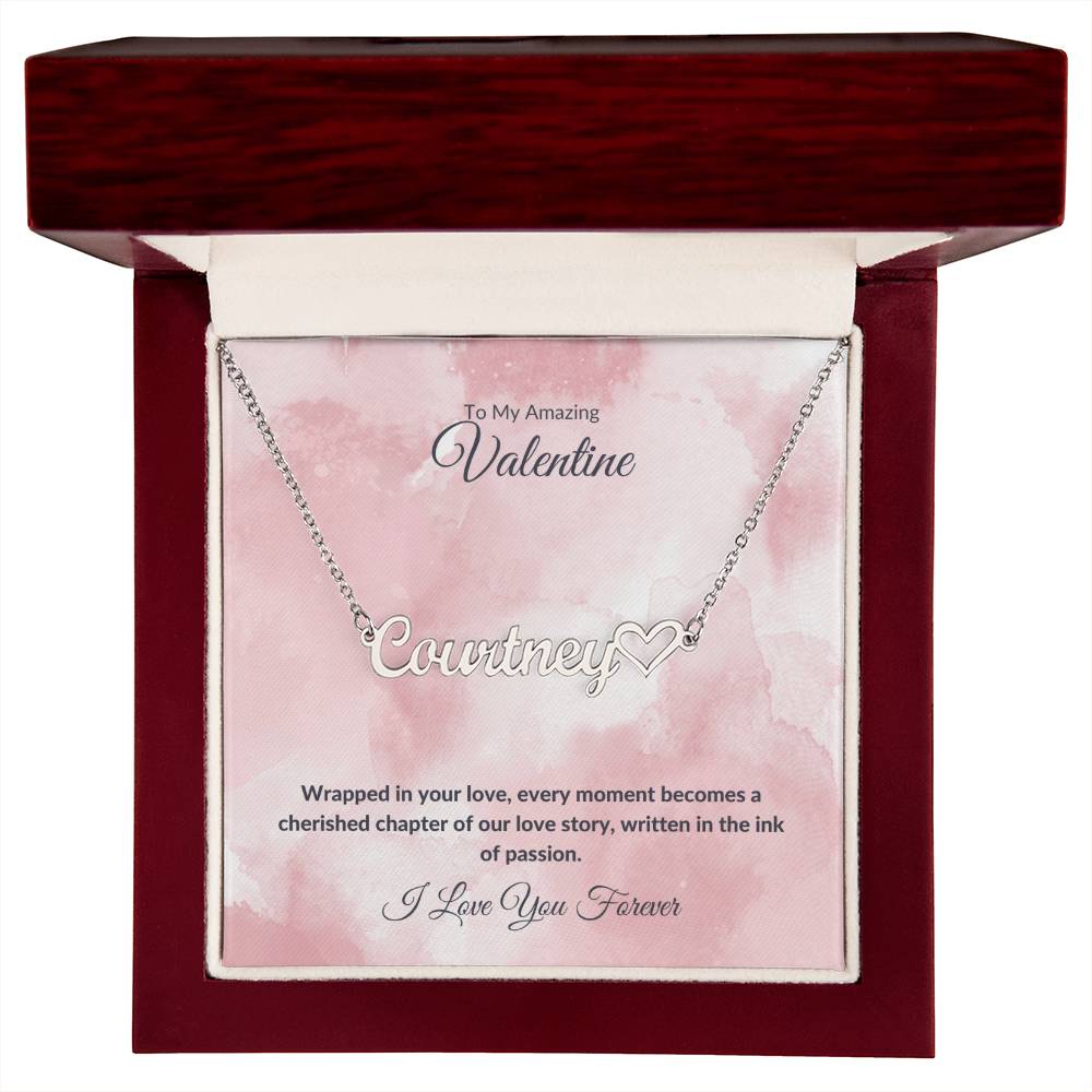 3 Valentine's Day Name Necklace Ink of Passion