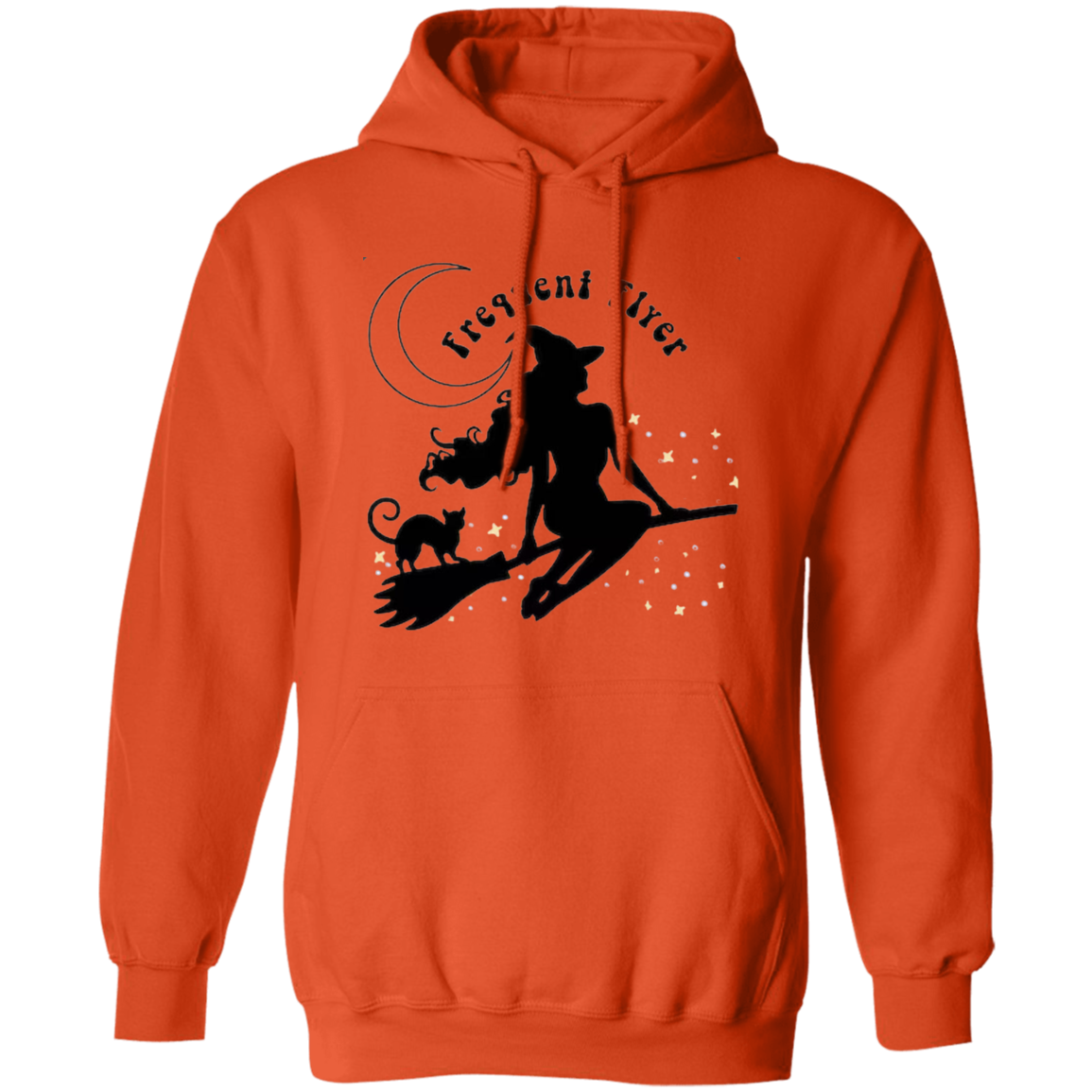 Frequent Flyer Witch G185 Pullover Hoodie