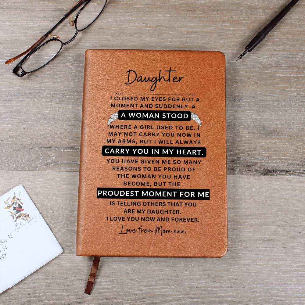 Graphic Journal To Daughter From Mom To Daughter I Closed My Eyes