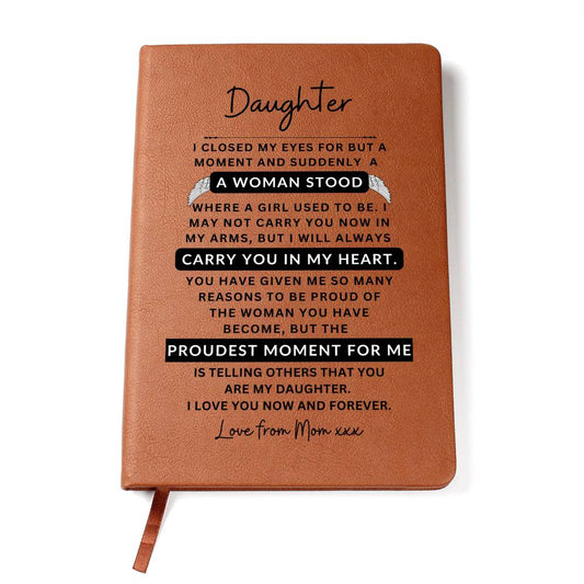 Graphic Journal To Daughter From Mom To Daughter I Closed My Eyes