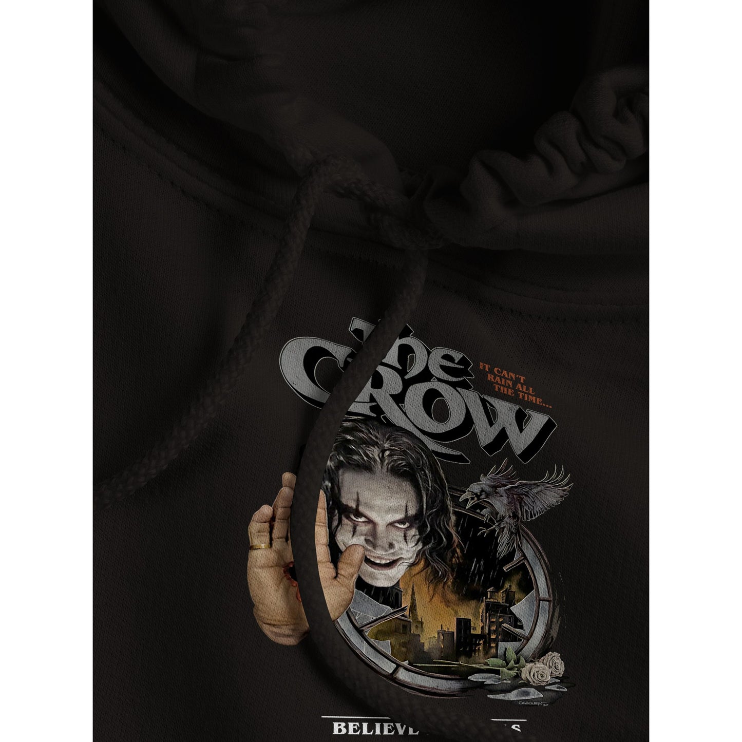 The Crow It Can't Rain Forever Hoodie