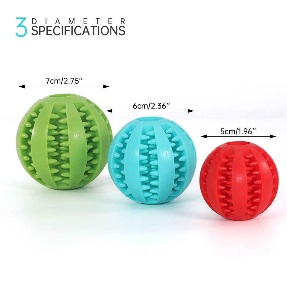 Rubber Balls Chewing Pet Toys | LIMIT: ONE PER TRANSACTION