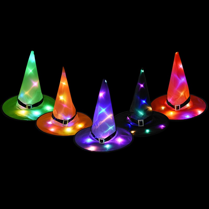 Halloween Witch Hat with LED Light | LIMIT: ONE PER TRANSACTION