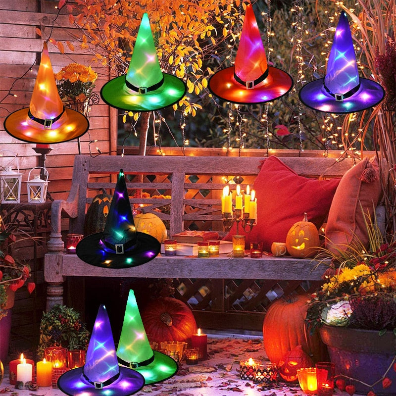 Halloween Witch Hat with LED Light | LIMIT: ONE PER TRANSACTION