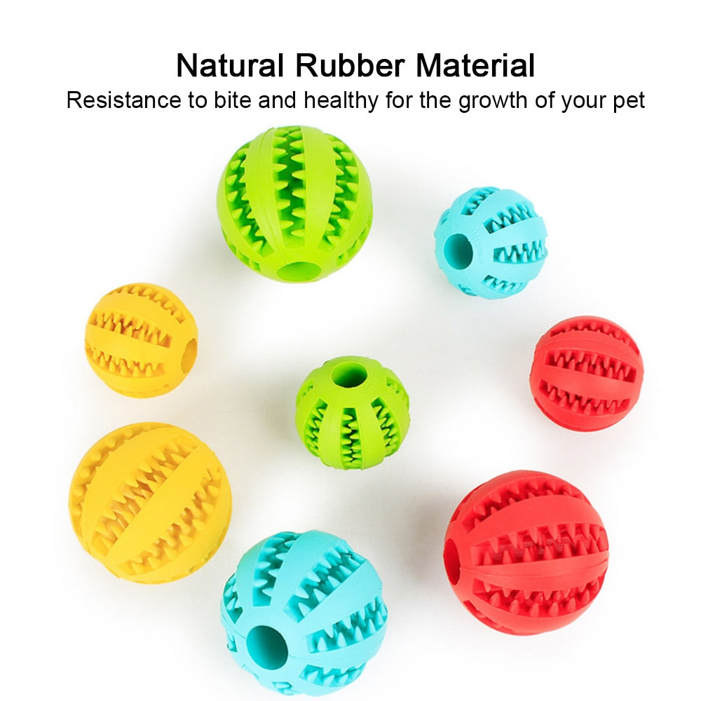 Rubber Balls Chewing Pet Toys | LIMIT: ONE PER TRANSACTION