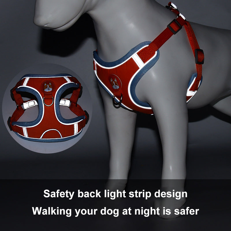 Reflective Pet Harness And Leash Set | LIMIT: ONE PER TRANSACTION